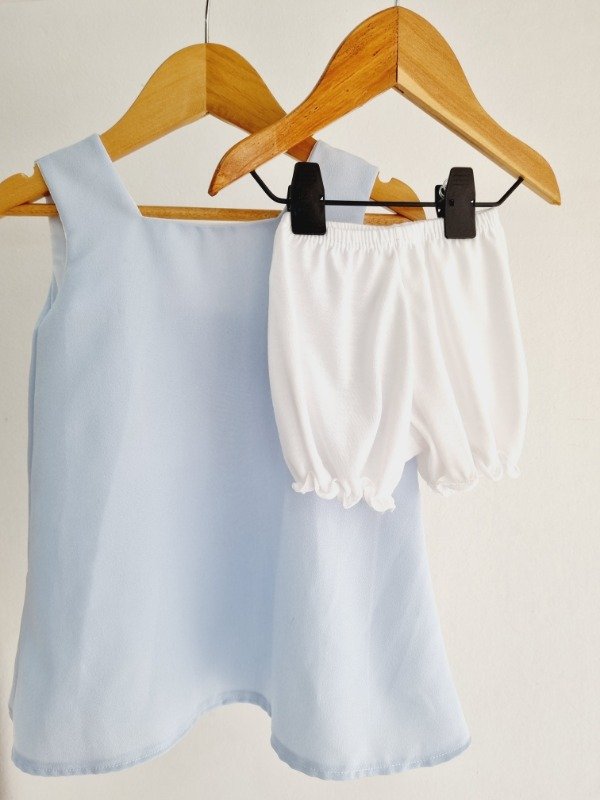 Producto - Vestido Pañalero Celeste