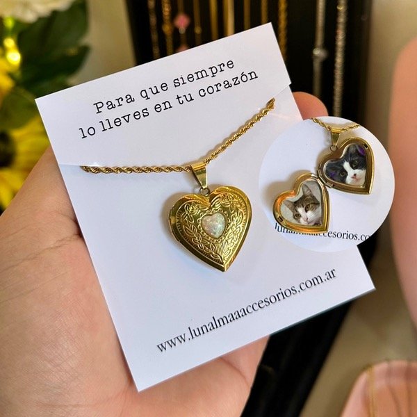 Producto - Relicario: Heart White