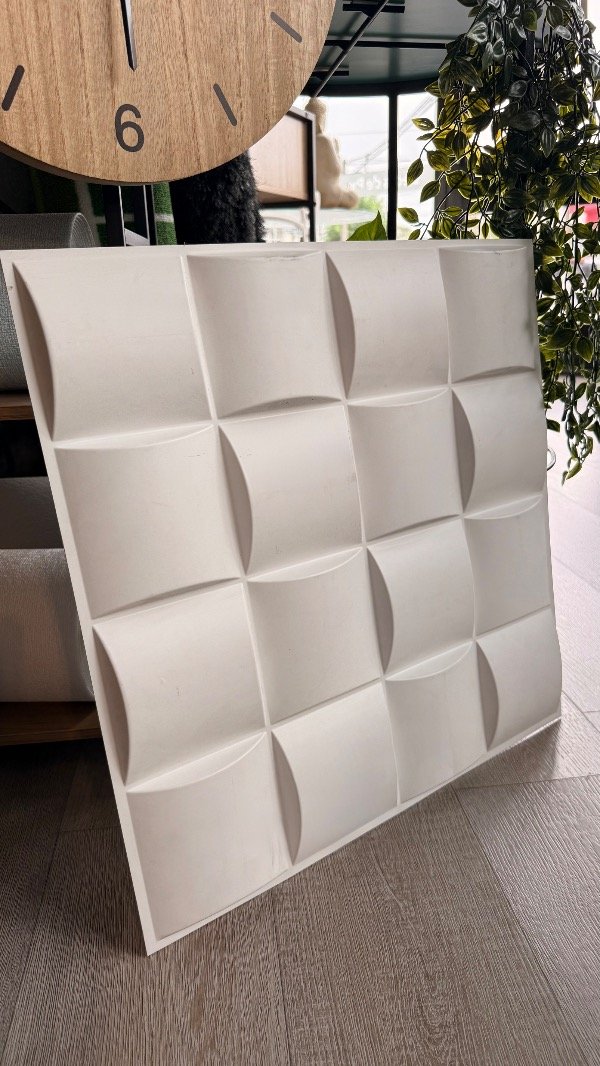 Producto - Placa 50x50 cm cuadrados blancos