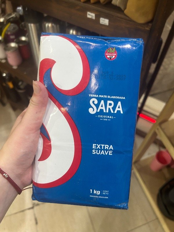 Producto - Yerba Sara extra suave 1kg