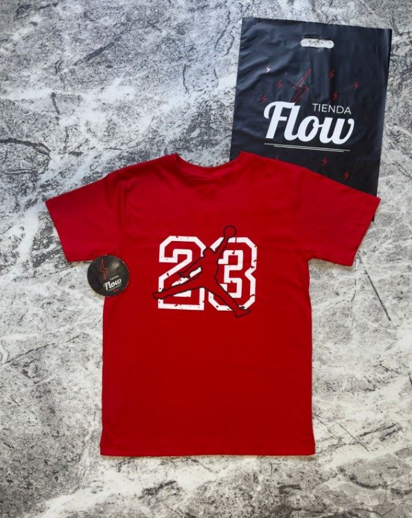 Producto - Remera Jordan 23 Roja