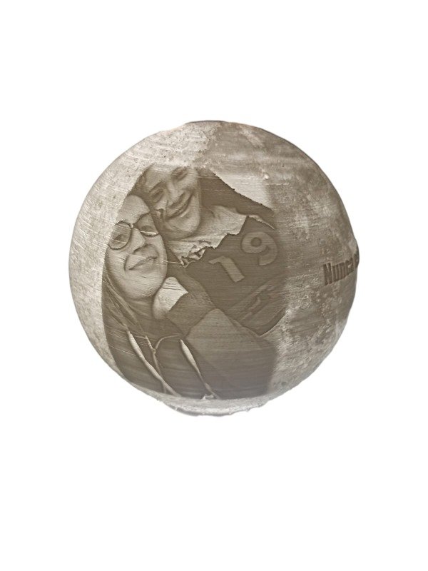 Producto - lampara luna personalizada con kit caja visor