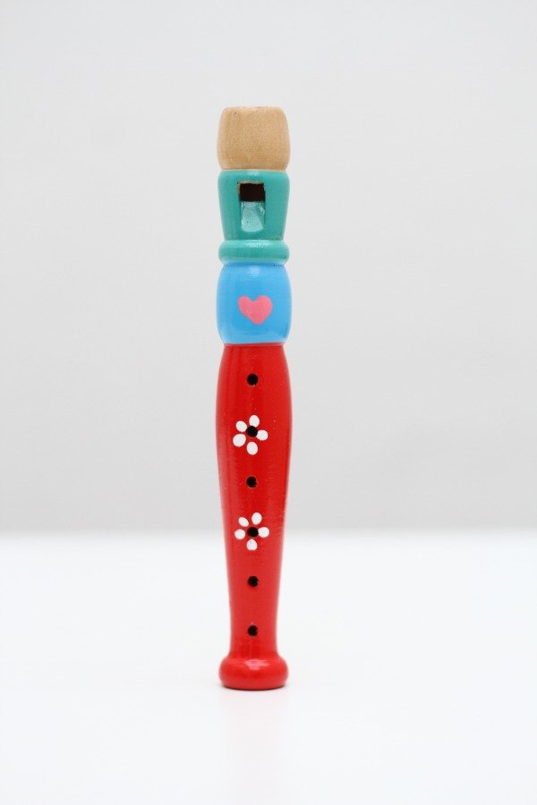 Producto - FLAUTA DE MADERA ROJA