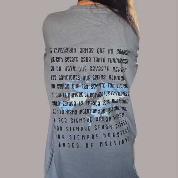 Producto - REMERA MALVINAS GRIS - 1