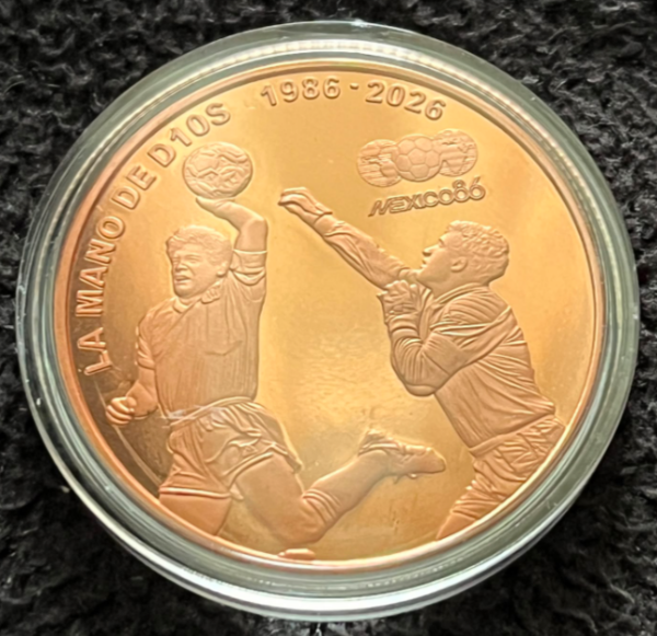 Producto - Medalla Maradona. 40 años de la "Mano de Dios" 1986-2026 - 3