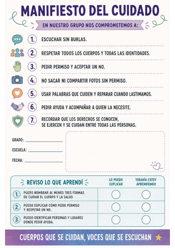 Producto - ESI, MEMORIA Y DERECHOS: CUERPOS QUE SE CUIDAN, VOCES QUE SE ESCUCHAN - 19
