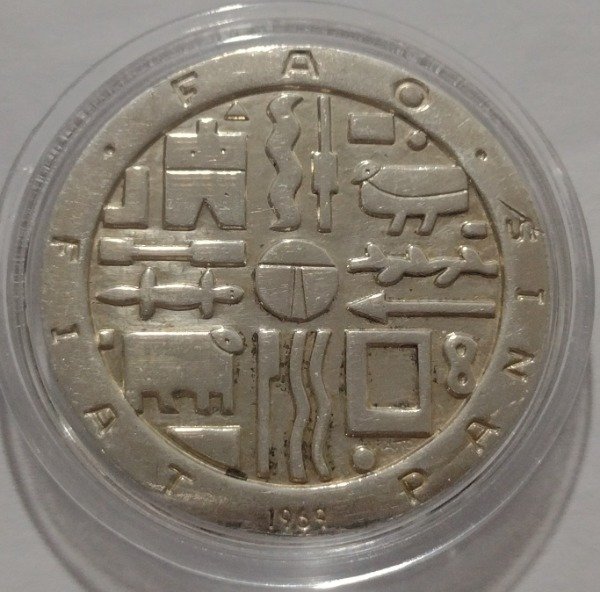 Producto - Uruguay 1000 pesos 1969 FAO KM# 55 (plata 900)