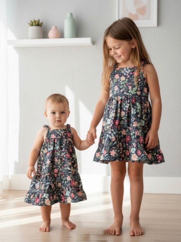 Producto - Vestido BB Estampado Azul