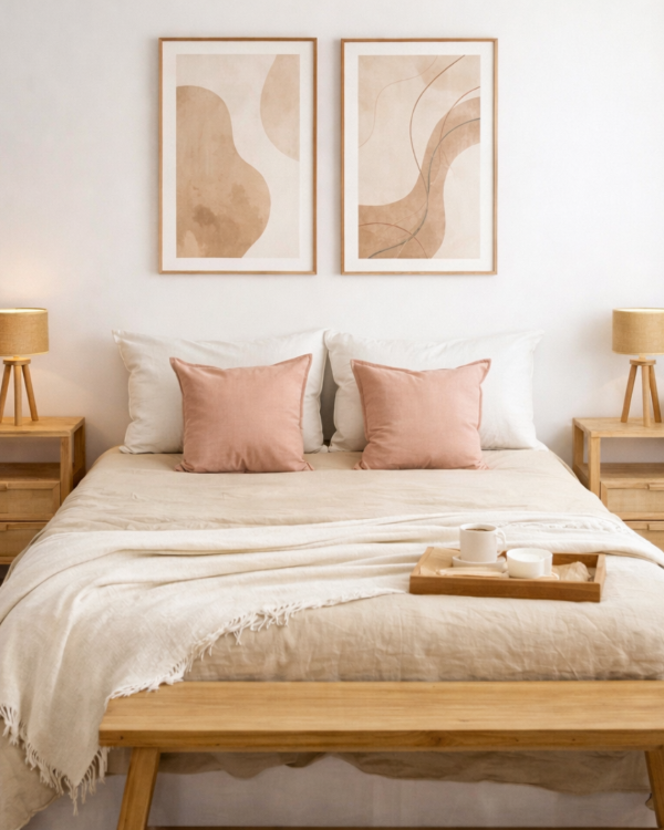 Producto - Bed Set - Off White (Queen)