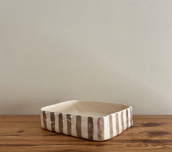 Producto - Fuente rectangular pecan Grande - ENTREGA INMEDIATA