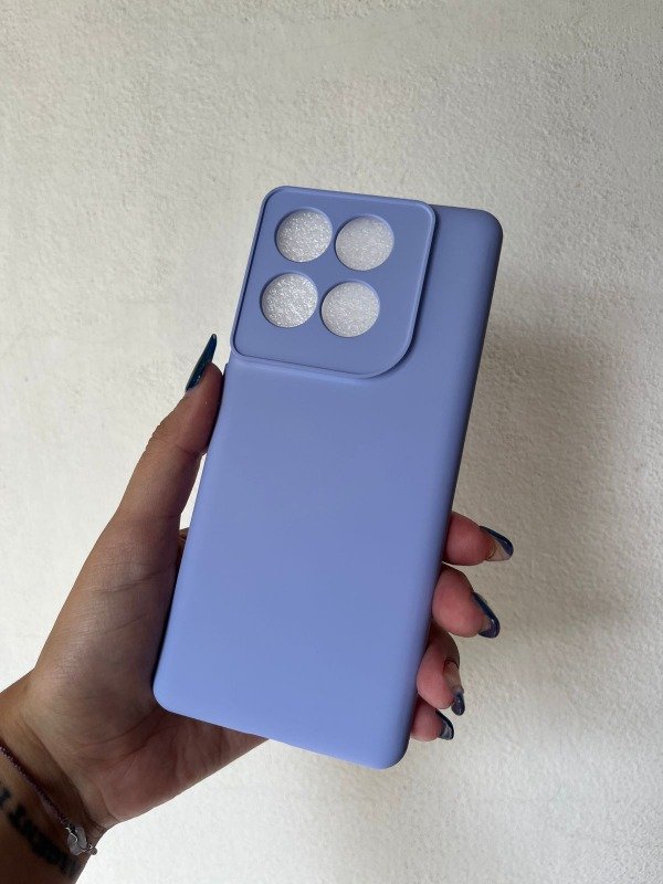 Producto - Edge 60 y edge 60 fusion silicona con felpa lila