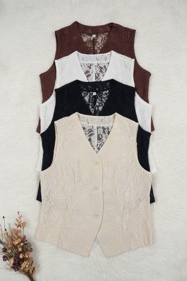 Producto - CONJUNTO ENCAJE LARGO A024 - 1