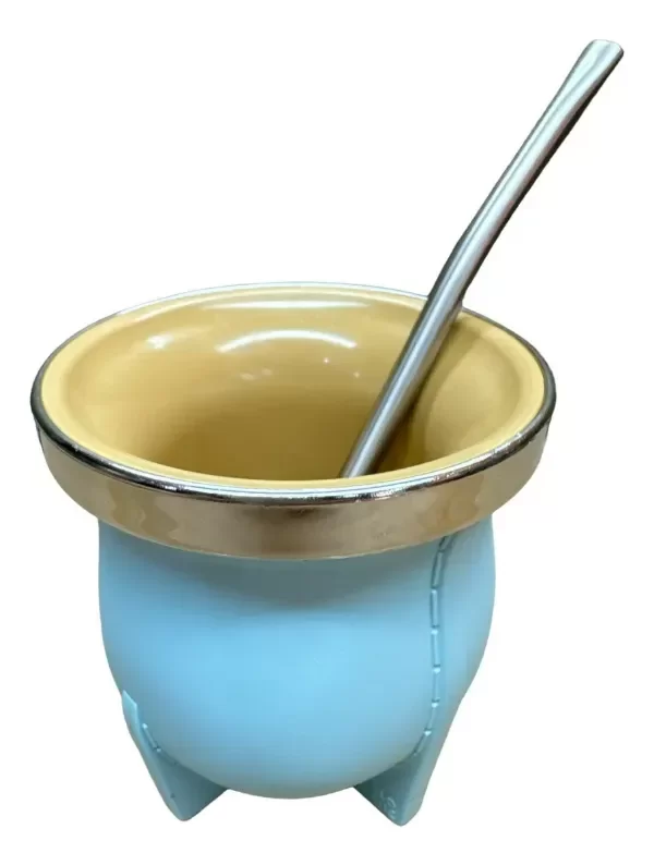 Producto - Mate Lalo Matic Camionero Térmico Celeste