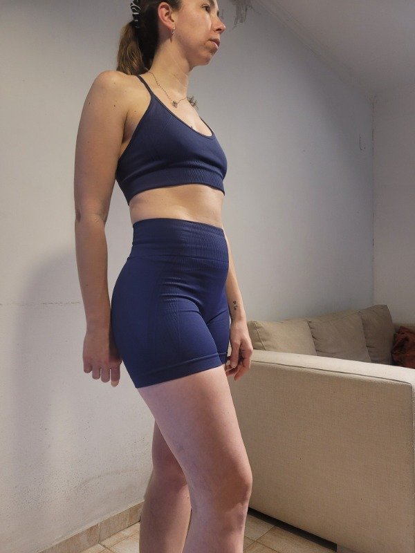 Producto - Calza corta Portia Azul Noche - Seamless - 1