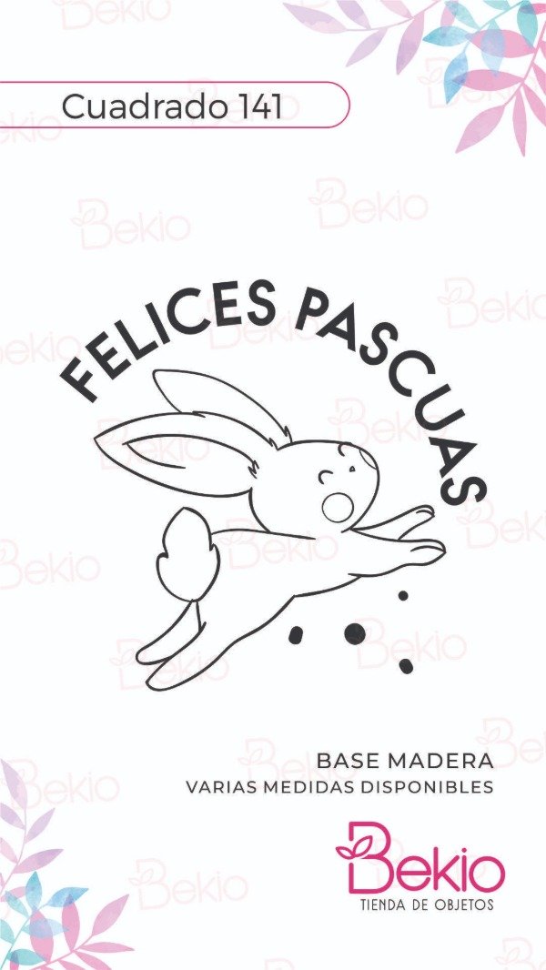 Producto - Sello Cuadrado 141 - Pascuas