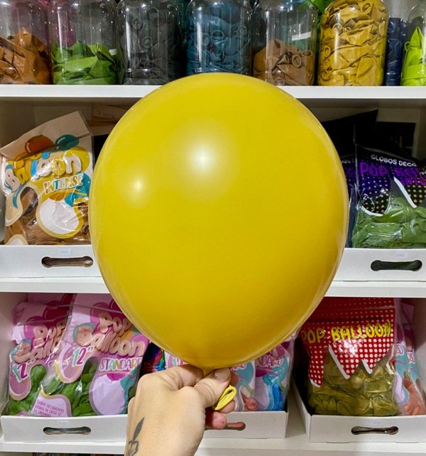 Producto - GLOBO GLOBBY 12" VINTAGE OCRE X 25 UNID.