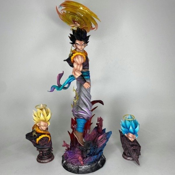 Producto - Diorama Gogeta cabezas intercambiables 45cm - Dragon Ball - 0