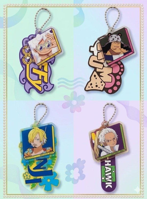 Producto - Llaveros Originales de Goma - One Piece -Bandai- IchibanKuji-Ingrese para elegir