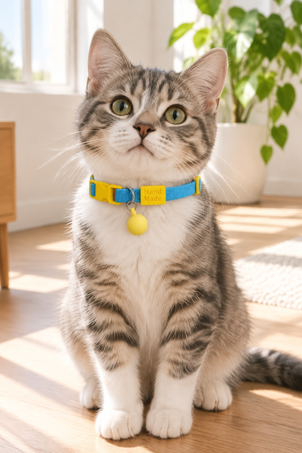 Producto - COLLAR ELÁSTICO CON PELOTITA REGULABLE HASTA 34cm - 0