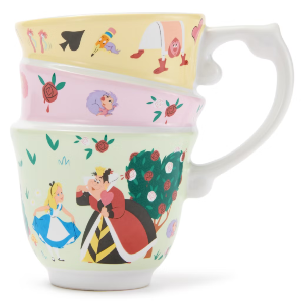 Producto - TAZA APILABLE ALICIA EN EL PAIS CORAZONES