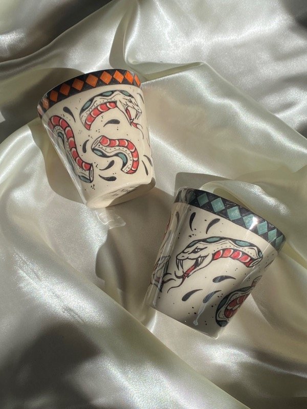 Producto - Vasos serpientes