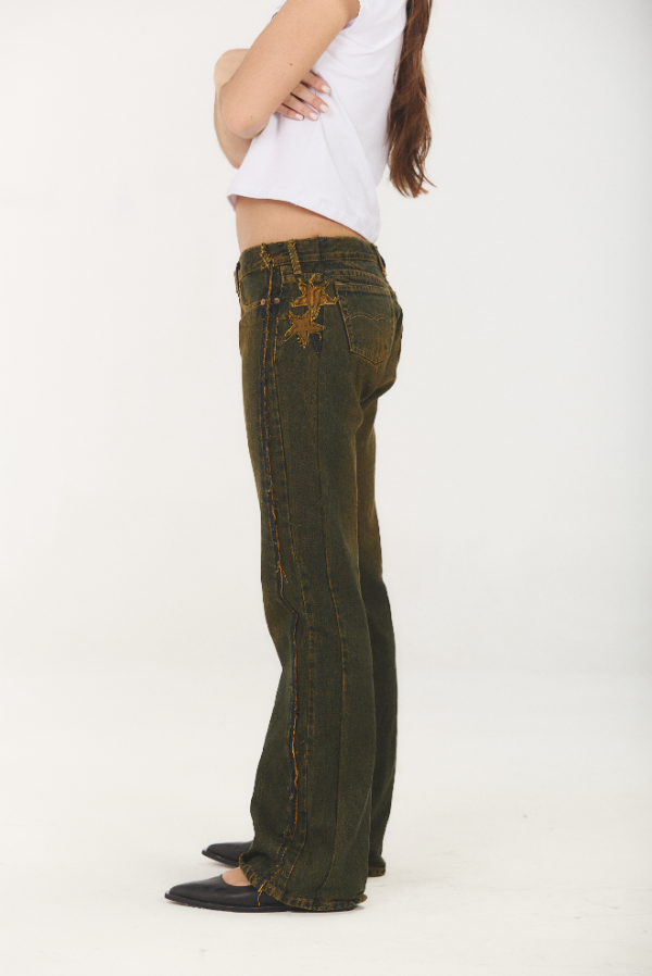 Producto - JEAN MATIZADO AMARILLO