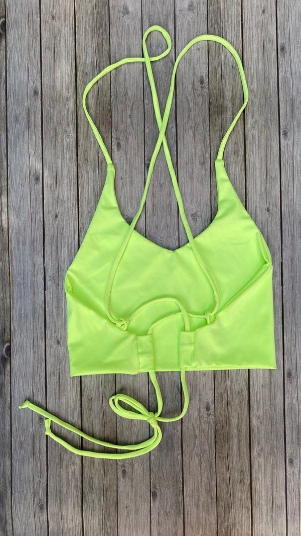 Tops regulables amarillo neón — imagen 4