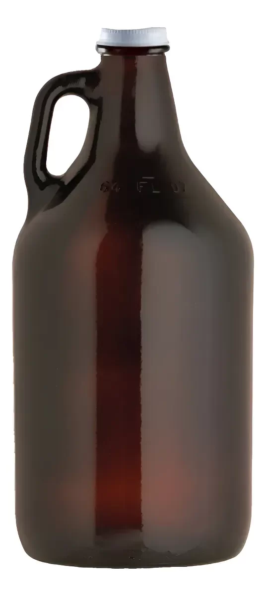 Producto - Botellones Growler C/tapa - Cerveza 1.9 L Por 1 Unidad - Marrón