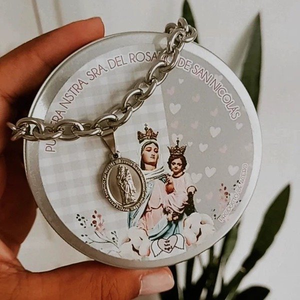 Producto - Pulsera Acero Rosario de San Nicolás