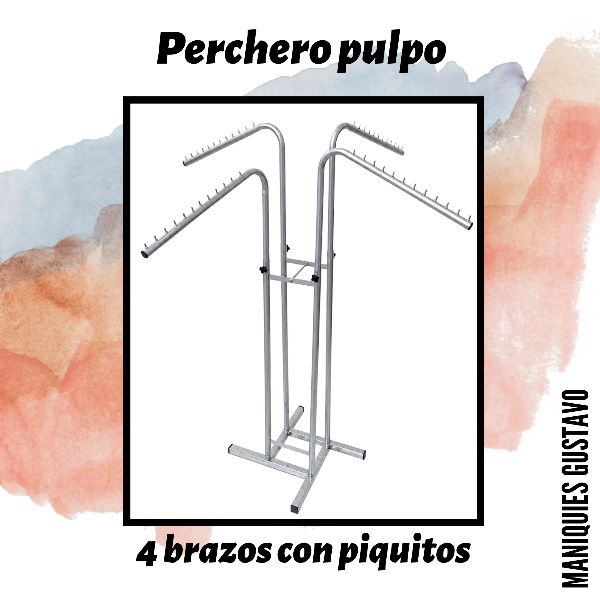 Producto - Perchero pulpo de 4 brazos
