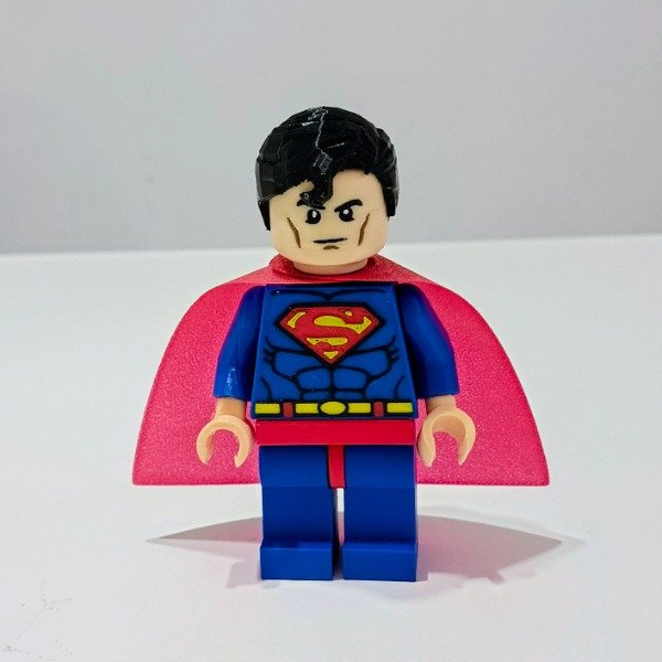 Producto - Lego Superman 3D - Superman en Estilo Lego - Figura Coleccionable DC