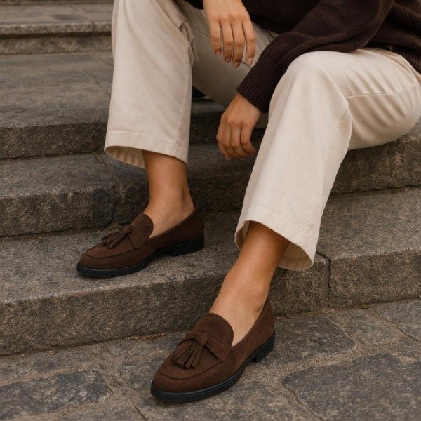 Producto - Greta Gamuza choco