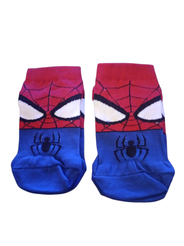 Producto - Soquetes spiderman niños azul y rojo