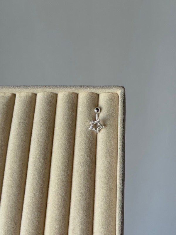 Producto - Piercing ombligo contorno estrella
