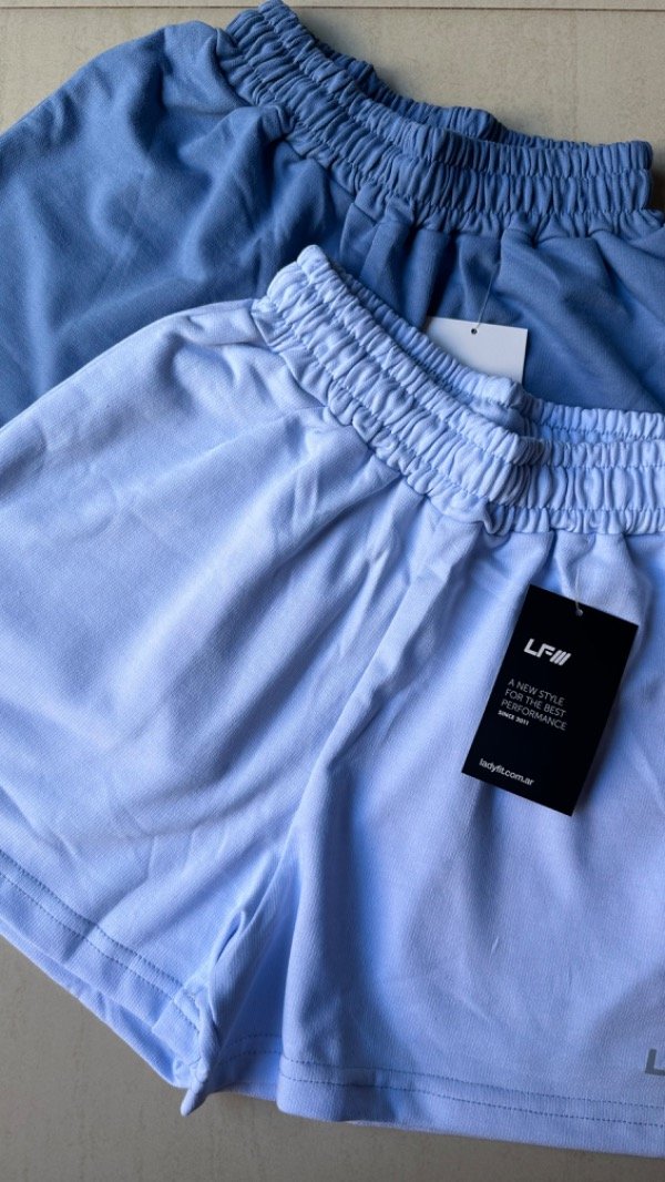 Producto - Short Cotton Celeste