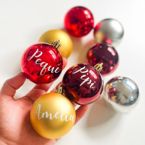 Producto - BOLA NAVIDEÑA PERSONALIZADA