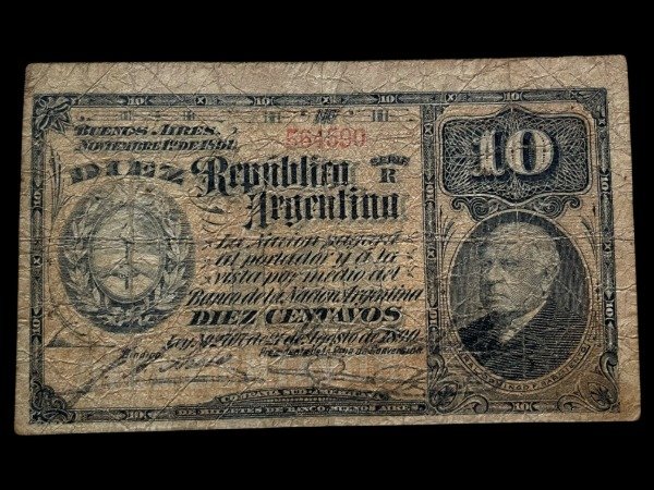 Producto - Argentina (1895) 10 Centavos. Areco - Molina