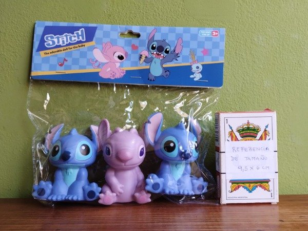 Producto - 1140 - Muñecos de Goma x3 - STITCH