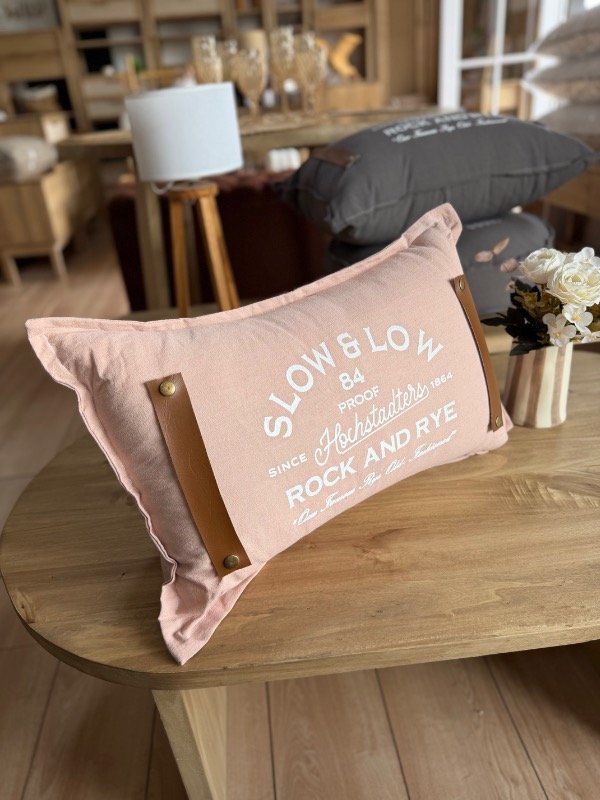Producto - Almohadón Rock rosa