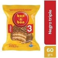 Producto - ALFAJOR BON O BON TRIPLE NEGRO 60 G