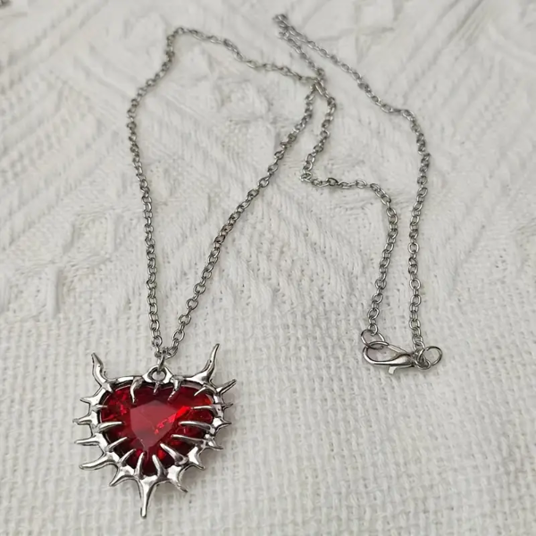 Producto - Collar Devil Love Plateado