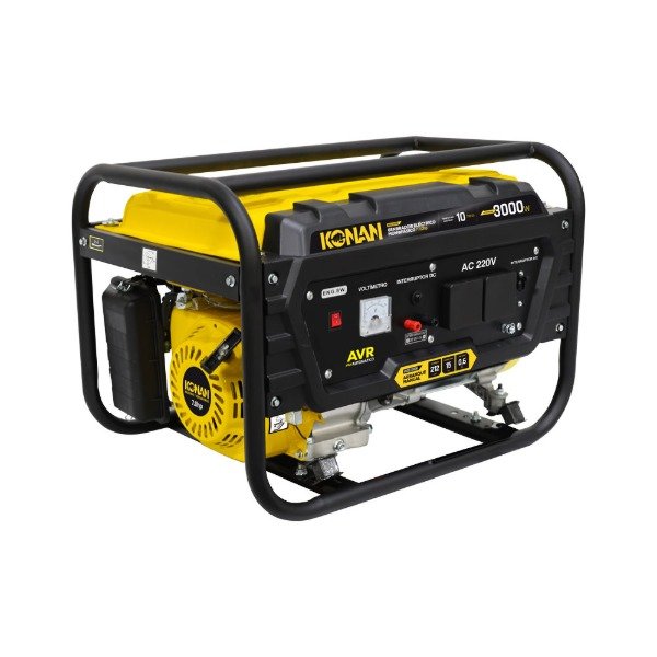 Producto - GENERADOR ELECTRICO MONOFASICO MANUAL 3000W - KONAN - KGE3000M