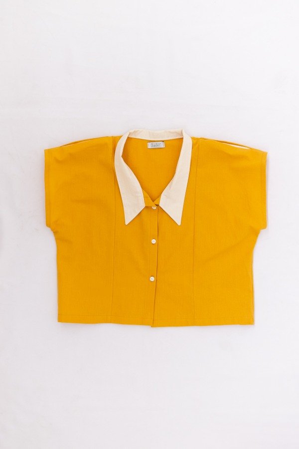 Producto - Camisa capullo - naranja y natural