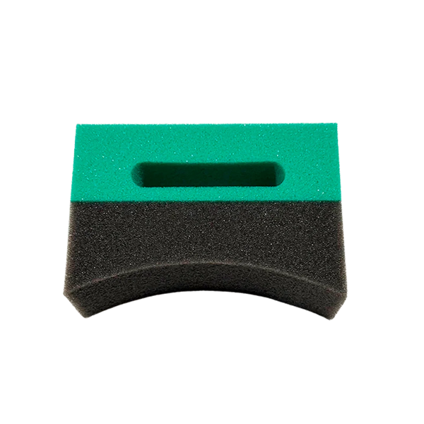 Producto - Aplicador Curvo Para Neumaticos Ergonomico Verde