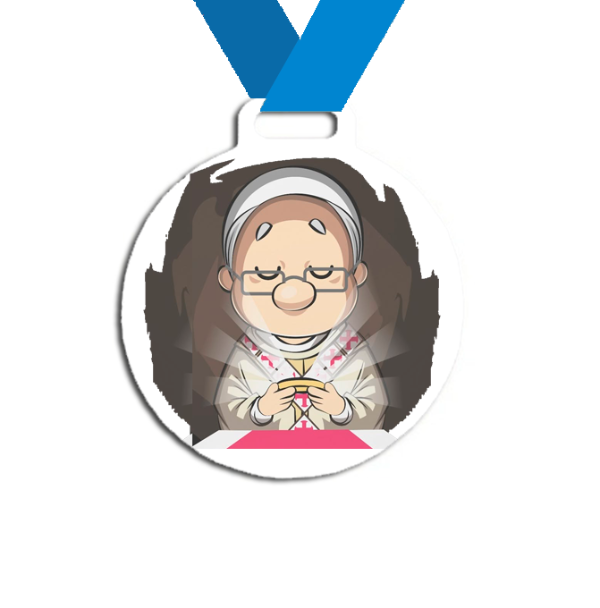 Producto - Medalla Plastica Personalizada visita Papa León XIV #18 - 10