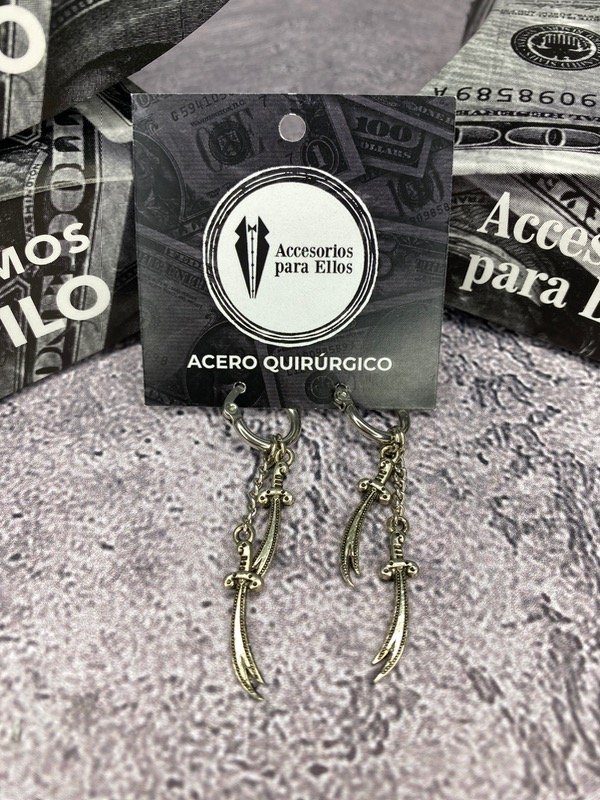 Producto - Aros colgantes Espada Sarracena