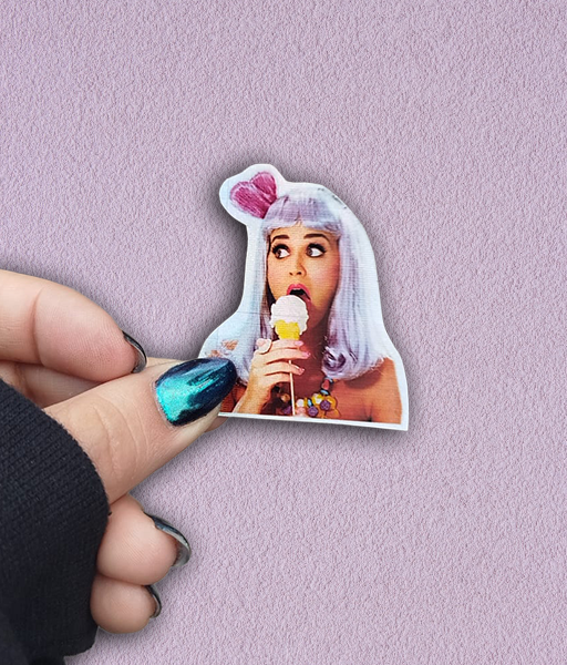 Producto - STICKER HOLOGRÁFICO - KATY PERRY - ICE CREAM