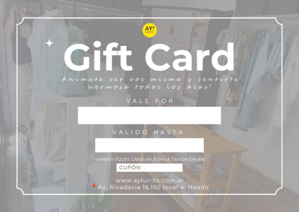Producto - Gift Card 50mil pesos
