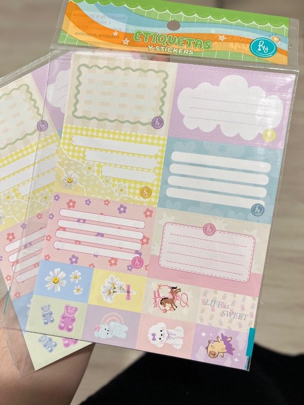 Producto - Etiquetas pasteles - 1