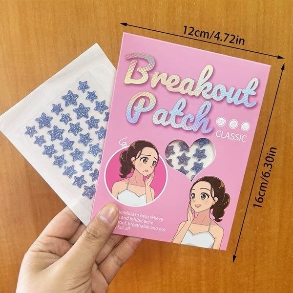 Producto - Parches para Granitos estrellas con brillos 40und.